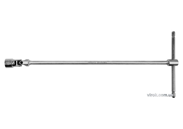 Ключ Т-подібний YATO з торцевою головкою М17 мм на кардані; 180 х 450 мм [10/40]