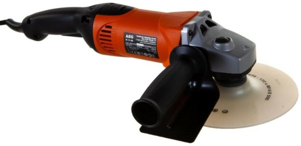 Полірувальна машина кутова мережева AEG: Ø= 180 мм, 1200 Вт, 1800-4800 об/хв з електронним управ-ям