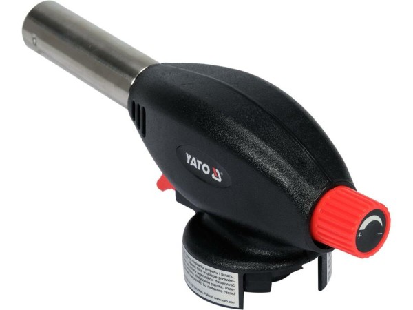 Пальник газовий (бутан) для кухні YATO, з п'єзозапалом, 1,3 кВт, t= 1300 °С [10/60]