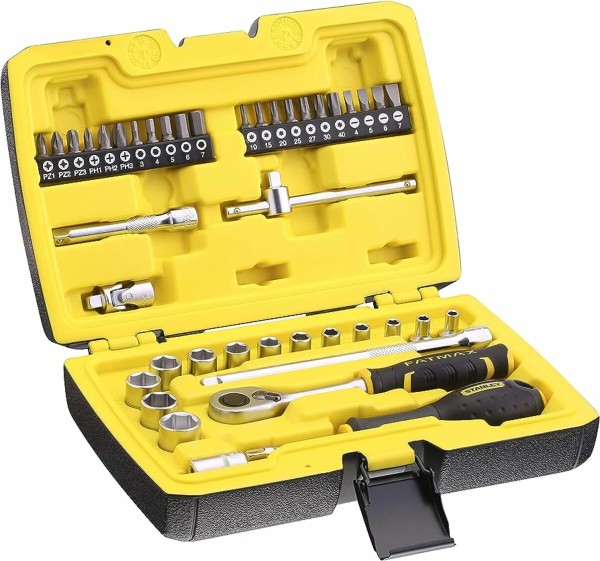 Набір тоцевих головок Stanley 1/4