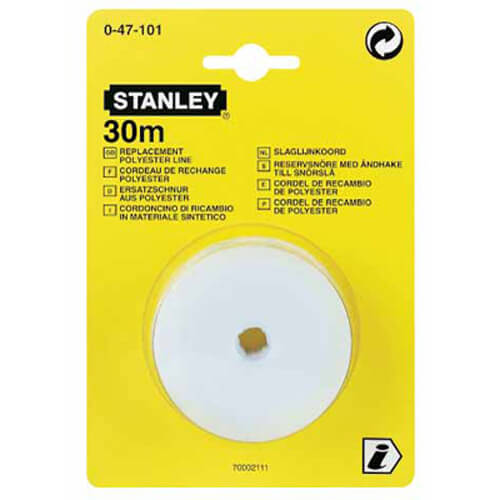 Шнур розмічальний, запасний, завдовжки 30 м STANLEY 0-47-101