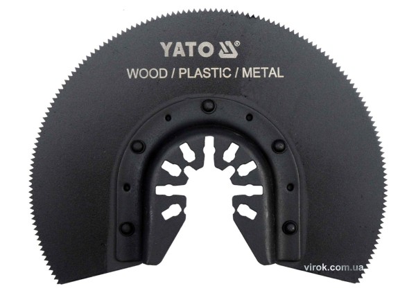 Полотно-насадка різальне YATO HSS сегментне для реноватора, Ø= 88 мм [5/100]