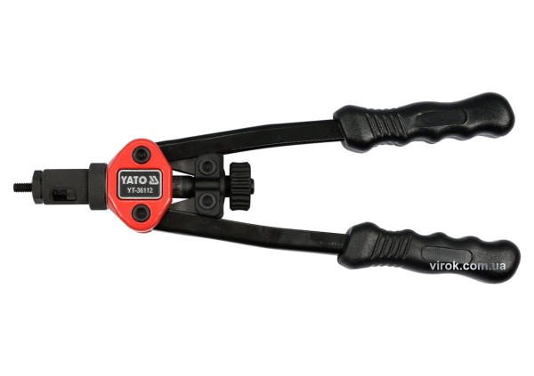 Заклепочник дворучний YATO для нітогайок М3; М4; М5; М6; М8; l=300 мм [20/480]