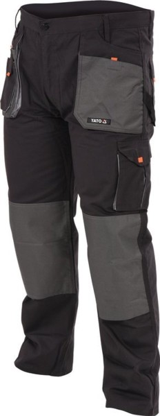 Штани робочі YATO, розмір L/XL; 65%- поліестер, 35%- бавовна [10]