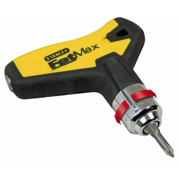Викрутка - набір FatMax з Т- образним руків’ям з заскочковим механізмом і набором біт STANLEY 0-79-153
