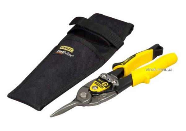 Ножиці по листовому металу STANLEY "FatMax Aviation" : L= 250 мм, прямі