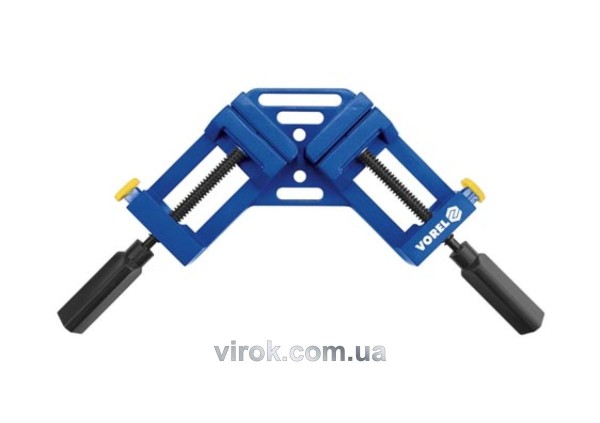 Струбцина кутова VOREL алюмінієва 65 мм, 90° [6/12]