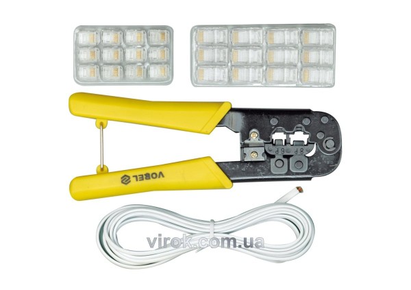 Кліщі для обтискання і зачистки проводів VOREL [10/40]