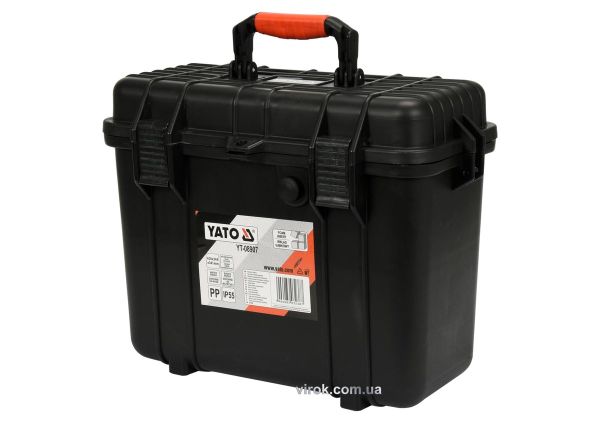 Ящик для інструменту герметичний, ударостійкий YATO 430х 244х 341 мм з поліпропілену [2]