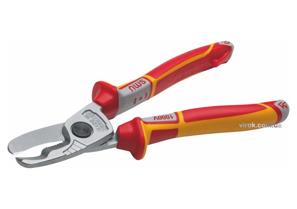 Бокорізи - ножиці NWS для кабелю : Ø≤ 25 мм, L= 210 мм. Al/Cu. ізольовані VDE до 1000V