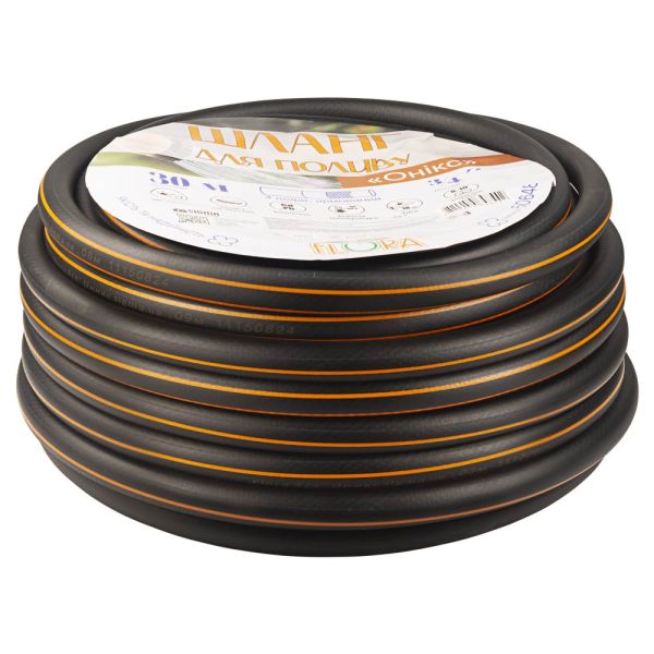 Шланг для поливу Онікс 4 шари армований ¾" 30м FLORA (5064854)