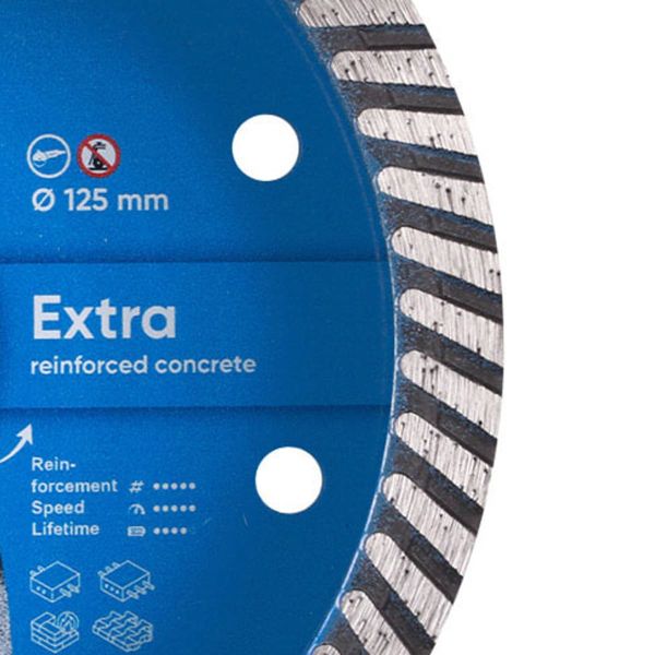 Круг алмазний вiдрiзний Distar Turbo 125x2,2x10x22,23 Extra