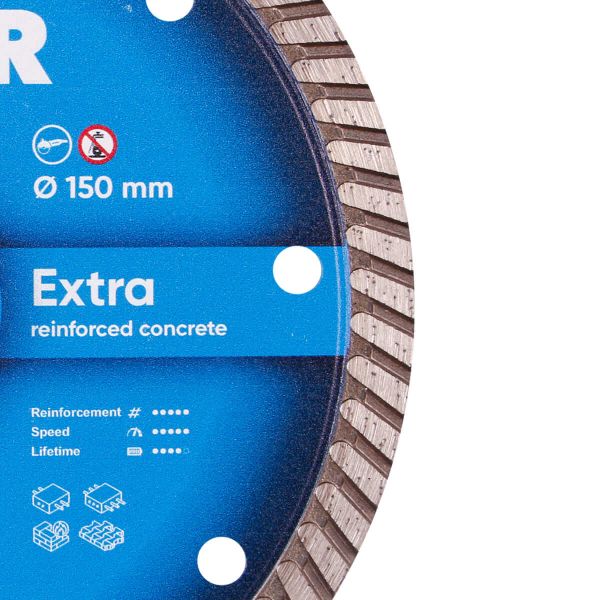 Круг алмазний вiдрiзний Distar Turbo 150x2,2x9x22,23 Extra