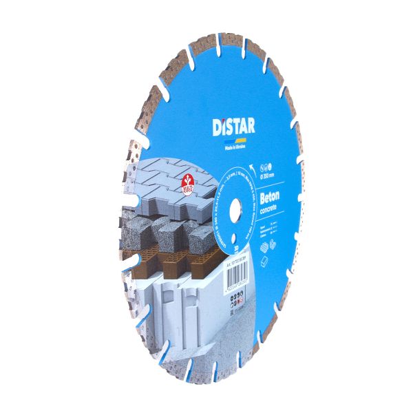 Круг алмазний вiдрiзний Distar 1A1RSS/C1 350x3,5/2,5x10x25,4-11,5-21 HIT Beton