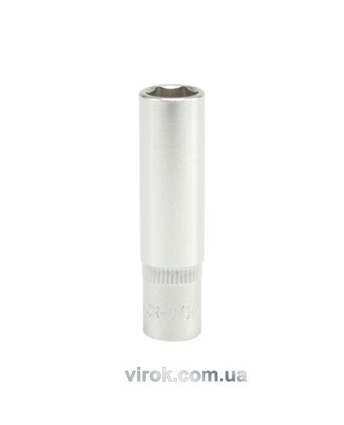 Головка торцева 6-гранна YATO : подовжена, квадрат 1/4