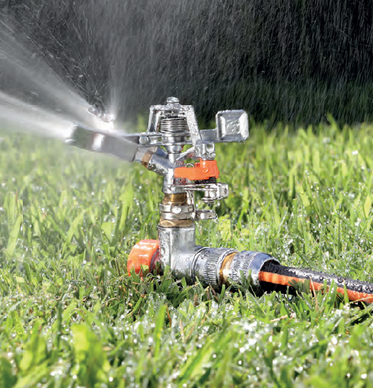 Дощувач на шпиці імпульсний (до 500 м кв.), метал, бл.