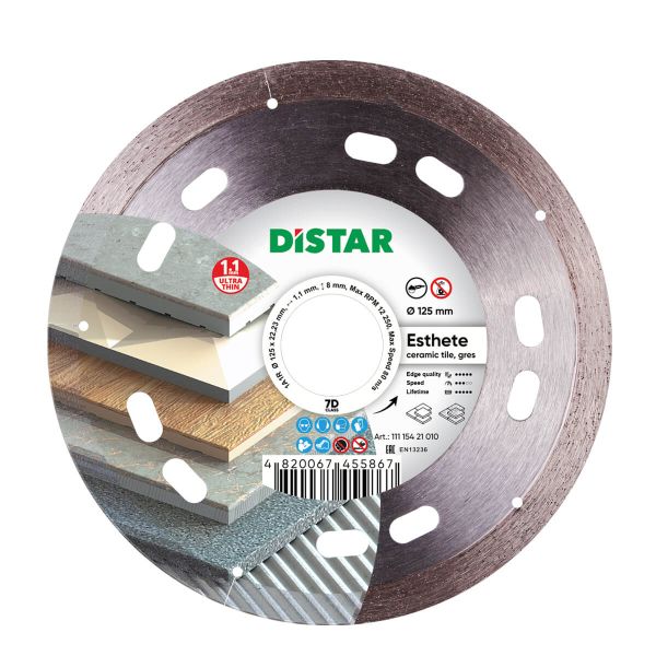 Круг алмазний вiдрiзний Distar 1A1R 125x1,1/0,8x8x22,23 Esthete