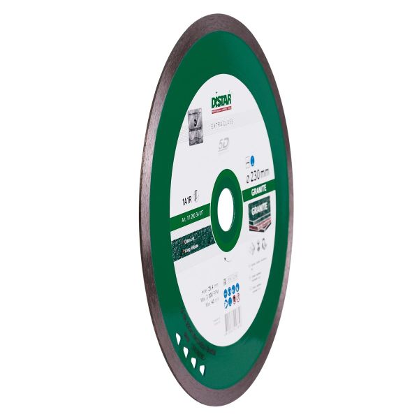 Круг алмазний вiдрiзний Distar 1A1R 230x1,6x10x25,4 Granite