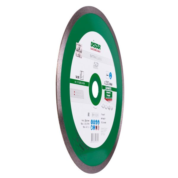 Круг алмазний вiдрiзний Distar 1A1R 250x1,6x10x25,4 Granite