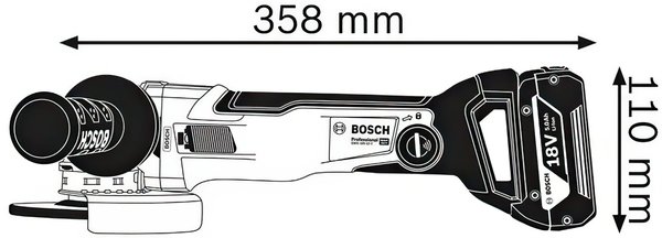 Шліфмашина кутова Bosch (06017B0200)
