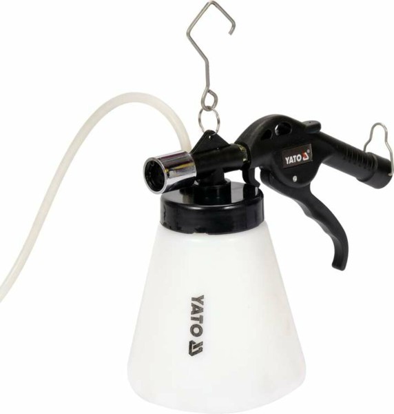 Набір для прокачування гальмівних систем авто(пневматичний) YATO :4 перехідники 0,62 МПа [20]