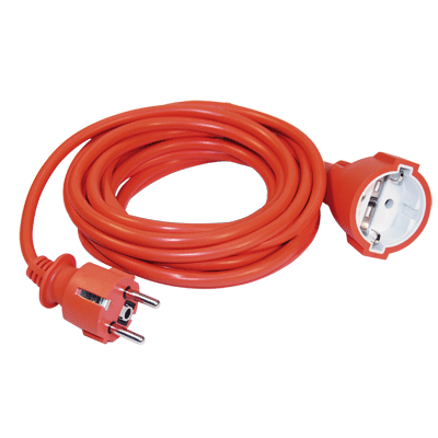 Подовжувач 1гн/20м с з/к (3*1,5) помаранч