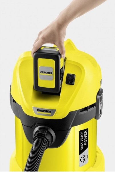 Пилосос господарський Karcher WD 3 Battery без АКБ та ЗП (1.629-910.0)