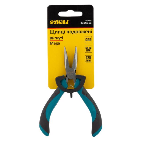 Довгогубці вигнуті 125мм Mega SIGMA (4356711)