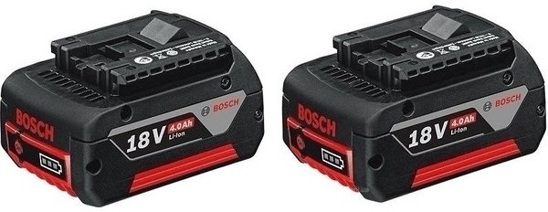 Набір акумуляторів + зарядний пристрій Bosch GBA 18В 2х4.0Aч, ЗУ GAL 18V-40 (1.600.A01.9S0)