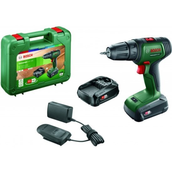 Шуруповерт-дриль Bosch UniversalDrill 18V, 2x1.5Аг, 40Нм (0.603.9D4.002)