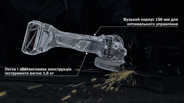 Шліфмашина кутова Bosch GWS 180 (06019H9025)