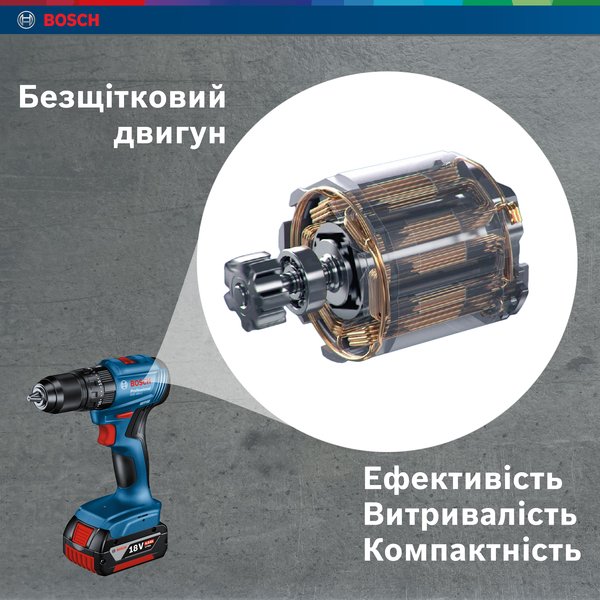 Акумуляторний ударний дриль-шуруповерт Bosch GSB 185-LI (0.601.9K3.100)