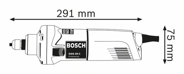 Шліфмашина Bosch GGS 28 C (0.601.220.000)