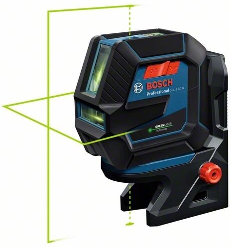 Лазерний нівелір Bosch Professional GCL 2-50 G зі штативом BT 150, тримачем RM 10 (0.601.066.M01)
