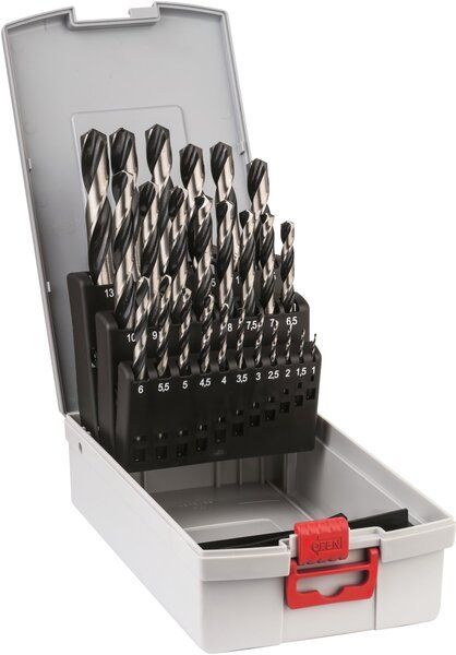 Набір свердел по металу HSS PointTeQ ProBox 25 шт.
