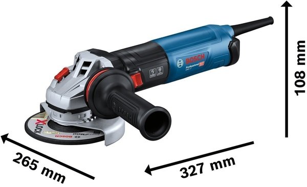 Шліфмашина кутова Bosch GWS 17-125 S (0.601.7D0.300)