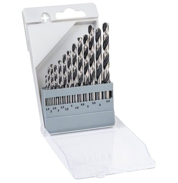 Набір свердел по металу HSS PointTeQ 13 шт.