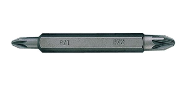 Біта торцева 1/4" 60 мм двустороння