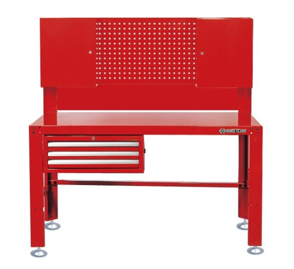 Верстак слюсарний 3 полиці, 2 дверки