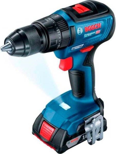Шуруповерт ударний акумуляторний Bosch GSB 18 V-50, 18В без АКБ та ЗП (0.601.9H5.106)