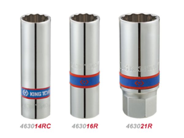 Головка свічкова 1/2 "21мм 12гранн з гумкою, арт.463021R