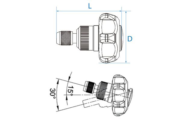 Тримач біт-тріскачка 38 зубів KING TONY