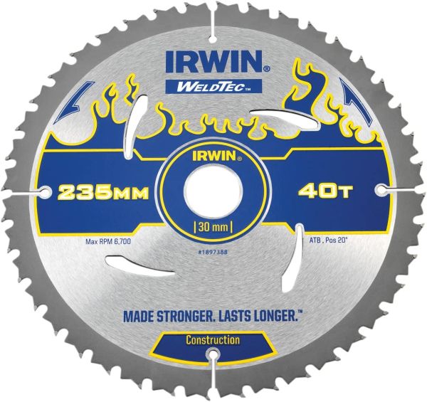 Диск для пили по деревоматеріалам IR WT CSB 235MM/40T