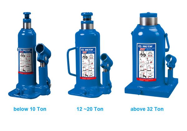 Домкрат гідравлічний пляшкоподібний вантажопідйомність 10 т