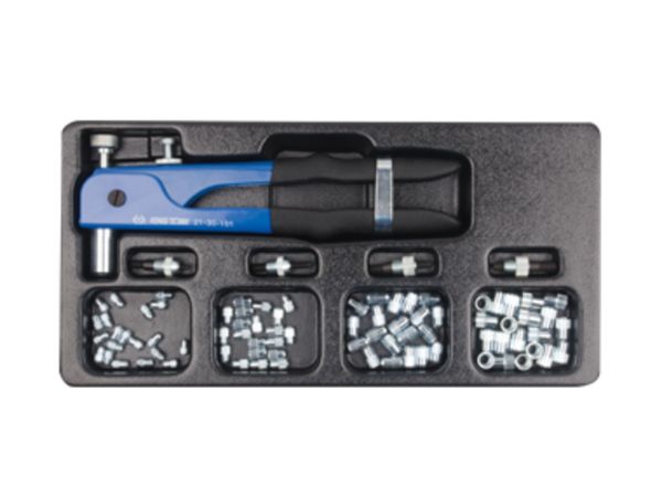 Заклепочний пістолет з набором заклепок 85 одиниць