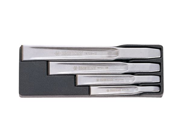 Зубила в наборі 4 одиниць в ложементі