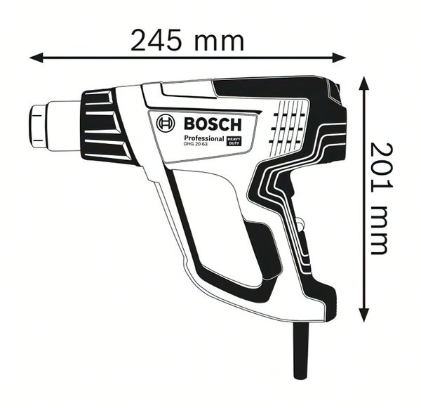 Повітродувка Bosch GHG 20-63