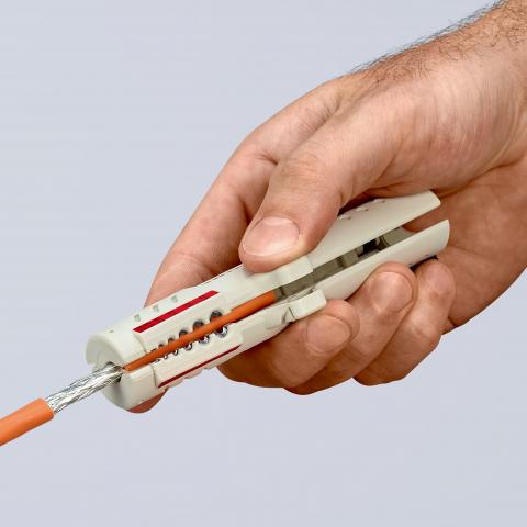 Інструмент для видалення оболонки для кабелів передачі даних KNIPEX 16 65 125 SB