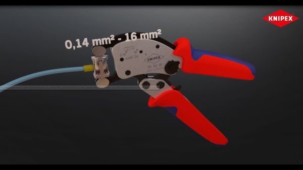 Інструмент для обжиму контактних гільз з поворотною головкою, з автоналаштуванням, 97 53 18