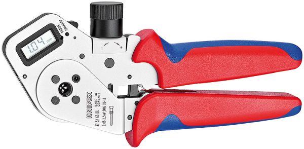 Інструмент для тетрагонального опресування нагострених контактів KNIPEX 97 52 63 DG